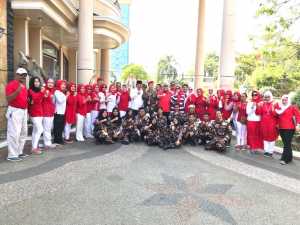 Bernuansa Merah Putih, FKPPI Lampung Meriahkan HUT RI Ke-73