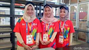 Mengintip Kegiatan Volunter Asian Games 2018 Berhijab