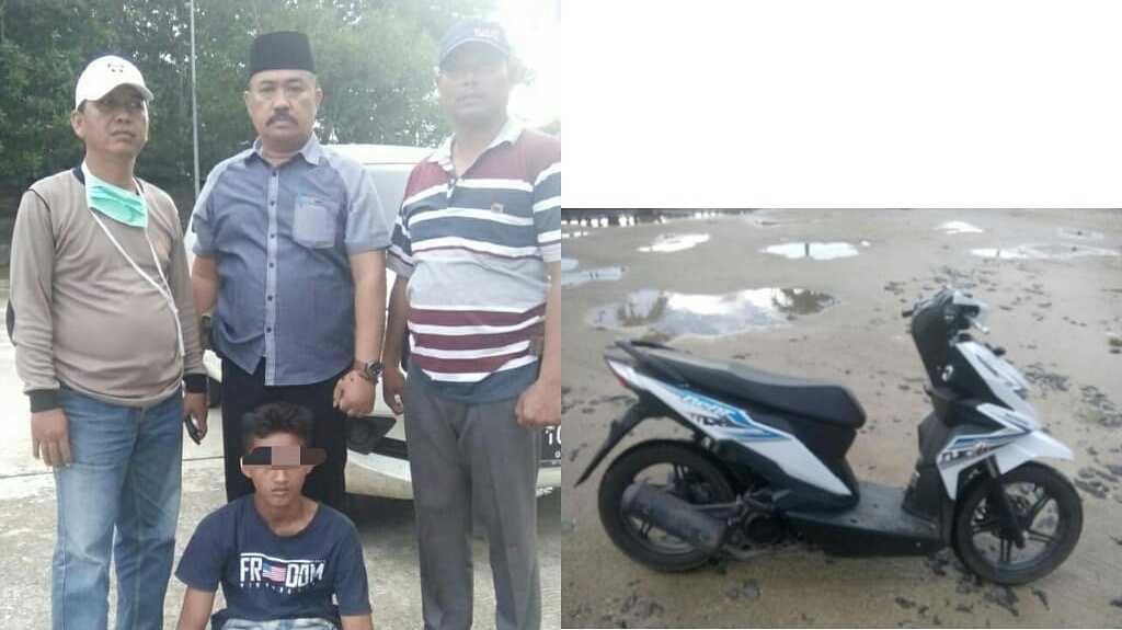 Remaja Curi Motor di Parkiran Masjid Dibekuk Polisi