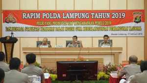 Kapolda Irjen Purwadi Pimpin Rapim Polda Lampung Tahun 2019