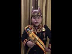 (VIDEO) Viral! Pesan Heroik Putra Mahkota Kerajaan Sekala Bkhak Dalam Bahasa Inggris Jaga Keutuhan NKRI