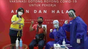 CCEP Indonesia Turut Berpartisipasi dalam Program Vaksinasi Gotong Royong
