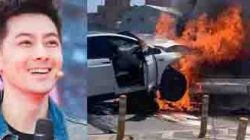 Jimmy Lin Pemeran Kakak Boboho Kecelakaan, Mobil Sampai Terbakar/ Foto: Twitter