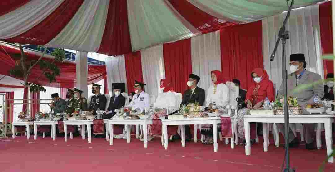 Upacara HUT RI Ke-77 Pemkab Pringsewu