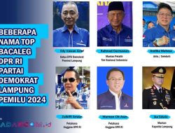 Sejumlah Nama Top Jadi Bacaleg DPR RI Partai Demokrat Lampung