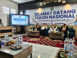 Mantan Gubernur Lampung Sjachroedin ZP Support dan Sukseskan Indonesia Berdoa untuk Keberkahan Lampung, Silaturahmi ke Darul Fatah