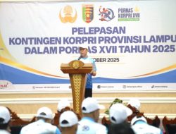 Sekdaprov Marindo Kurniawan Lepas Kontingen Korpri Ke Pornas XVII Korpri 2025 Palembang, Junjung Sportivitas
