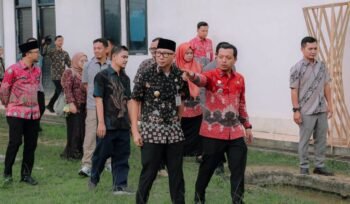 Gubernur Mirza tinjau sentra Mocaf di Pringsewu, Kamis (12/3/2026). Foto dok
