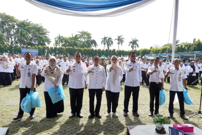 
 Korpri Lampung Ramadan Berbagi, 1.101 ASN Terima Bantuan