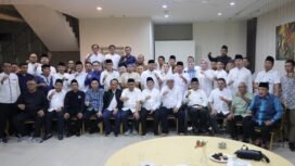 Andi Arief menghadiri bukber yang digelar DPN BMI. Foto dok