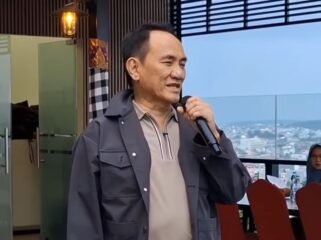 Andi Arief menghadiri bukber Alumni SMID PRD di Randu Resto Bandar Lampung (16/3/2026). Foto dok 