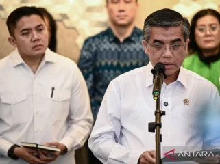 Menaker beri keterangan soal ketentuan THR pekerja. Foto Antara