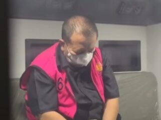 Mantan Gubernur Lampung Arinal Djunaidi setelah ditahan Kejati Lampung. Foto dok 