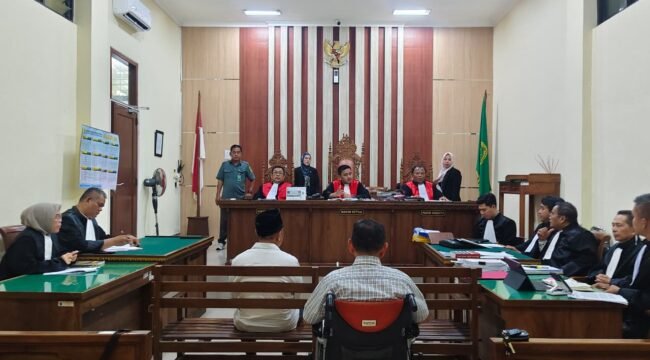 Suasana sidang. Foto dok