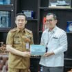 Sekdaprov Lampung Dr Marindo Kurniawan menerima audiensi Kepala BPS Provinsi Lampung, Selasa 7 April 2026. Foto dok