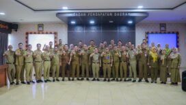 Kepala Bapenda Provinsi Lampung Saipul mengumpulkan seluruh Kepala Samsat, Selasa 7 April 2026. Foto dok 