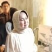 Riana Sari Arinal memberikan keterangan pers. Foto dok