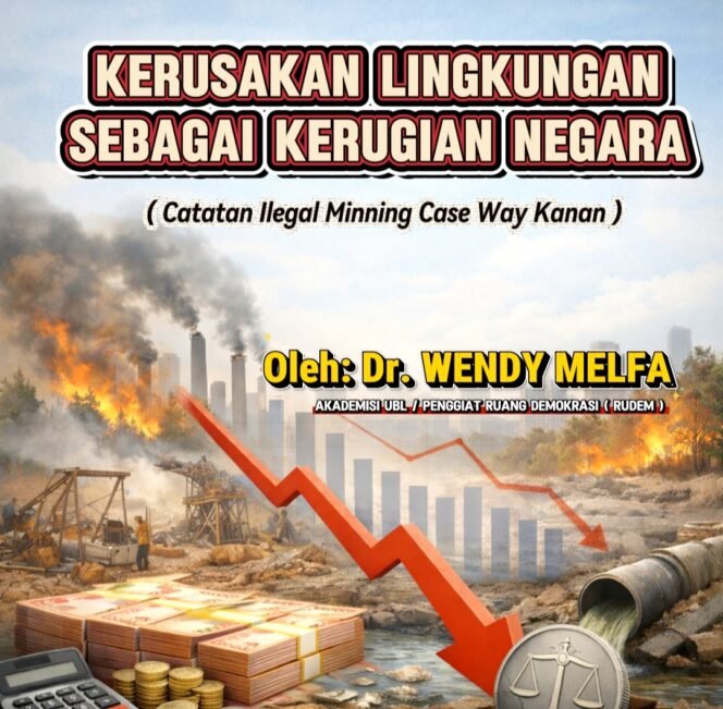 
 KERUSAKAN LINGKUNGAN SEBAGAI KERUGIAN NEGARA