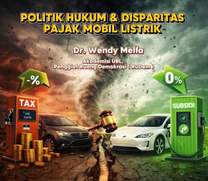 
 POLITIK HUKUM & DISPARITAS PAJAK MOBIL LISTRIK