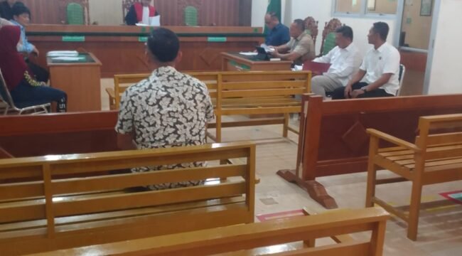 Sidang praperadilan. Foto dok