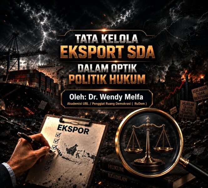 
 TATA KELOLA EKSPORT SDA DALAM OPTIK POLITIK HUKUM