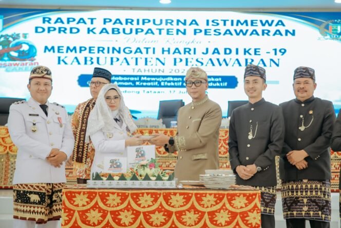
 HUT Ke-19 Pesawaran, Gubernur Lampung Ajak Perkuat Kolaborasi dan Tingkatkan Kualitas SDM