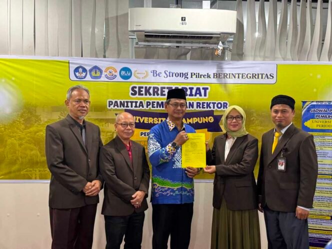 
 Prof. Asep Sukohar, Dokter dan Guru Besar, Daftar Calon Rektor Unila