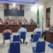 Sidang lanjutan kasus suap PMB Unila Tahun 2022 atas terdakwa Karomani, Heryandi, M Basri yang menghadirkan tiga saksi, yakni Ketua Satuan Pengendalian Internal (SPI) Unila Budiono (kiri), Dekan Fakultas Pertanian Unila Irwan Sukri Banuwa (kanan), dan Dekan Fakultas Matematika dan Ilmu Pengetahuan Alam (FMIPA) Unila (tengah) Suripto Dwi Yuwono, di Bandarlampung, Selasa (31/1/2023). ANTARA/Dian Hadiyatna.