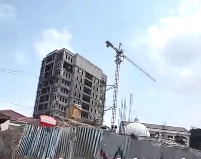 
 Pembangunan gedung Kejati Lampung. Foto dok
