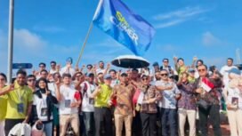 Gubernur Mirza menghadiri langsung peluncuran Satelit Lampung-1 di Lepas Pantai Shandong Tiongkok, Rabu (5/8/2026). Foto IST for radarcom.id