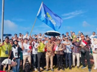Gubernur Mirza menghadiri langsung peluncuran Satelit Lampung-1 di Lepas Pantai Shandong Tiongkok, Rabu (5/8/2026). Foto IST for radarcom.id