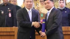 Mohammad Zimmi Skil dilantik sebagai Kadis Perindag Provinsi Lampung oleh Sekdaprov Marindo Kurniawan pada Februari 2026. Foto dok