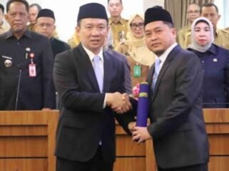 Mohammad Zimmi Skil dilantik sebagai Kadis Perindag Provinsi Lampung oleh Sekdaprov Marindo Kurniawan pada Februari 2026. Foto dok