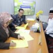 Dr. Budiyono saat mendaftar Bacarek. Foto Unila