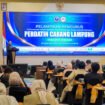 Sekdaprov Marindo Kurniawan mewakili Gubernur Lampung Rahmat Mirzani Djausal pada acara PERDATIN.Foto Istimewa
