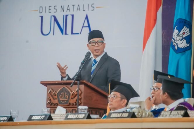 
 Gubernur Mirza Dorong Unila Jadi Motor Transformasi Ekonomi melalui Hilirisasi