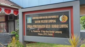 Lapas Rajabasa Bandar Lampung. Foto dok 