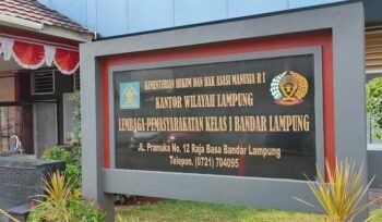 Lapas Rajabasa Bandar Lampung. Foto dok 