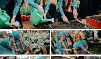 Peresmian Desa TAPIS Tata Karya Lampura. Foto Istimewa 