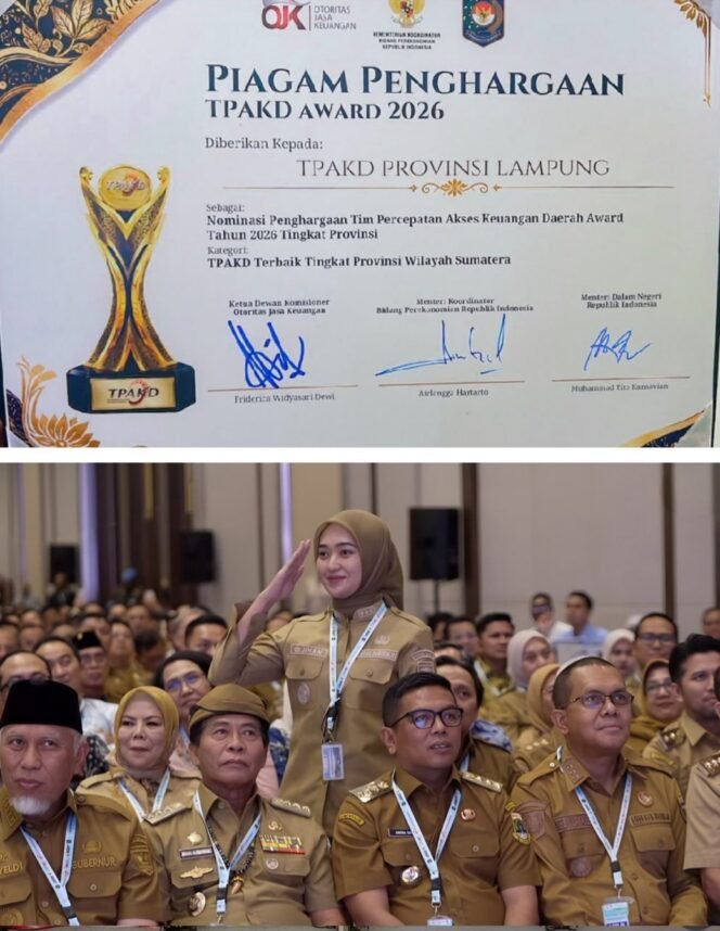 
 TPAKD Lampung Nominator Provinsi Terbaik di Sumatera